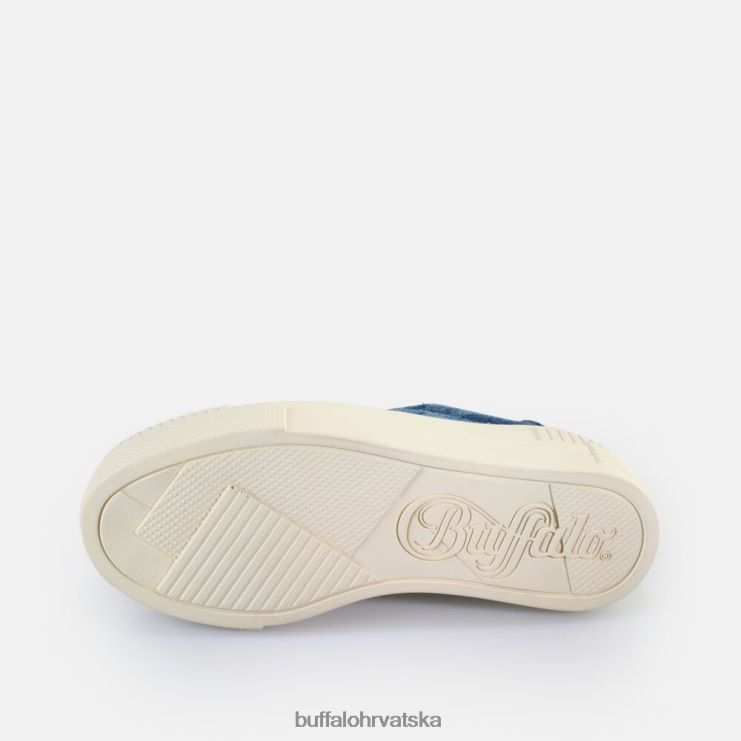 traper plavi Buffalo uparene tenisice niske veganske |tenisice TDD6T114